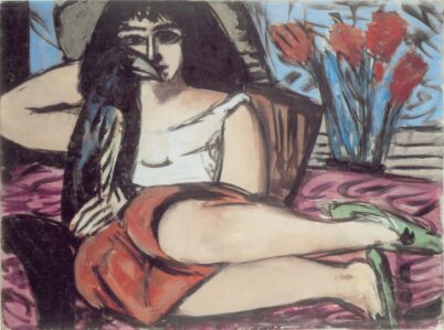 Max Beckmann - Frau mit Rabe