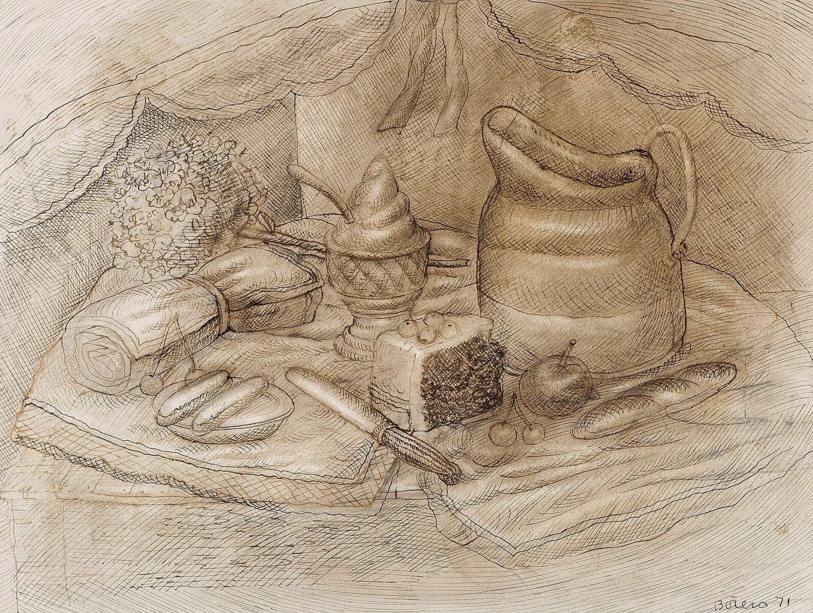 Fernando Botero - Still Life 1/2