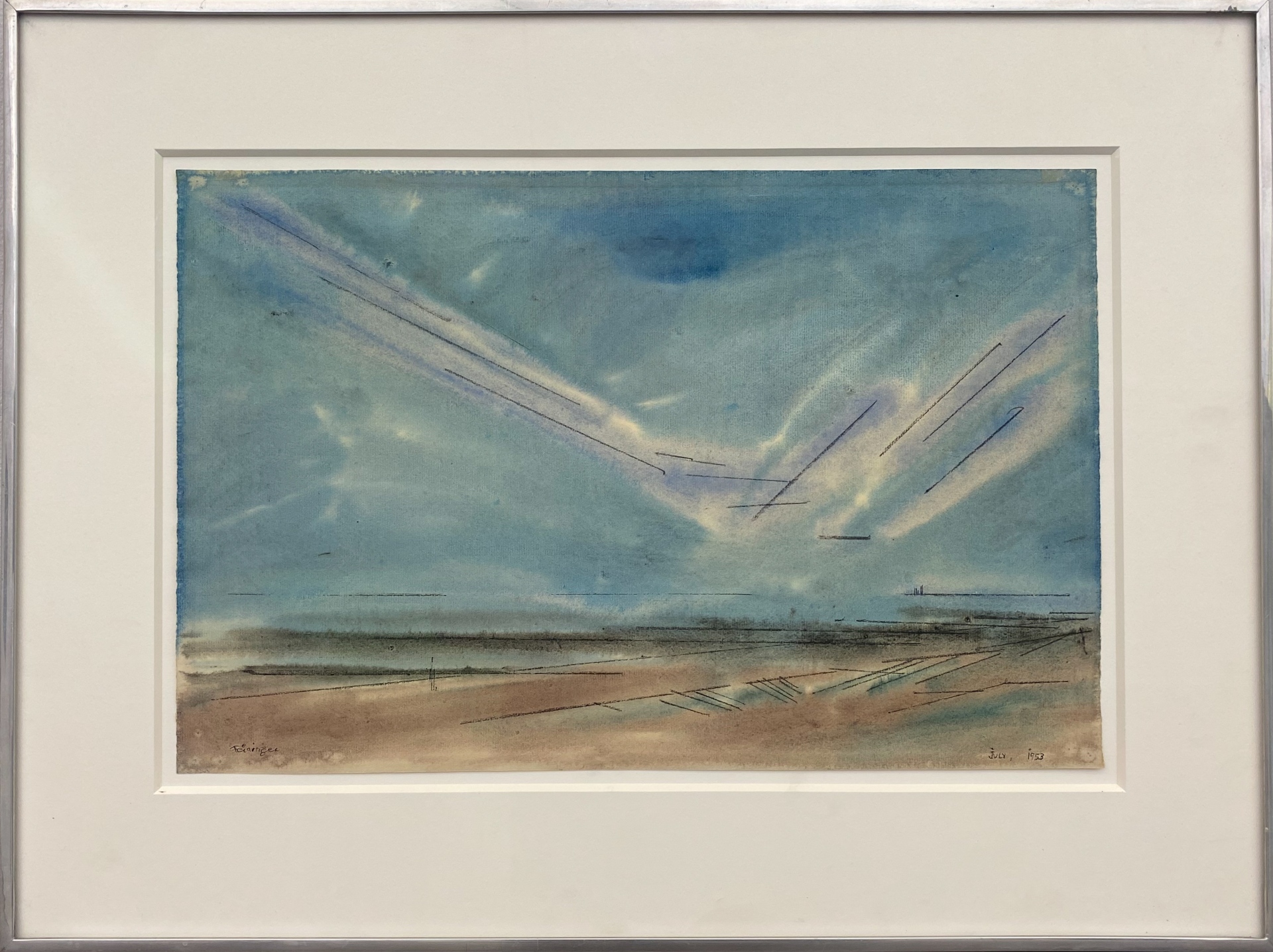 Lyonel Feininger - Untitled (Dunes) 2/5