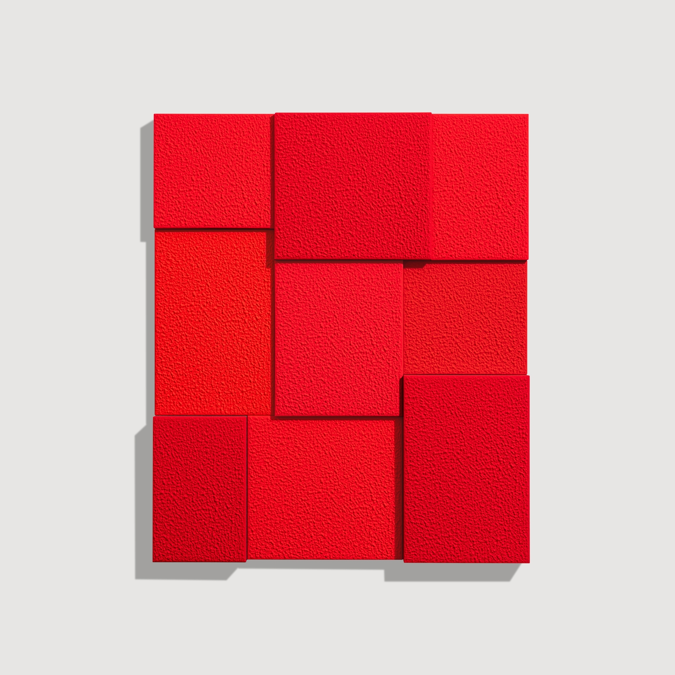 Peter Halley - Red, Nine Times 1/5
