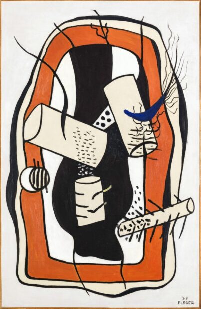 Fernand Leger - Composition orange et noire